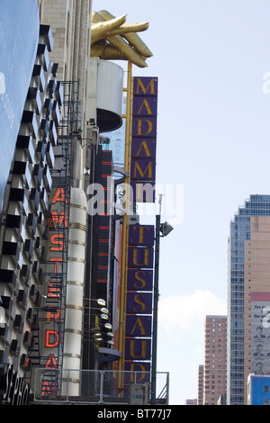 Straßen von Broadway in Downtown Manhattan NYC USA Stockfoto