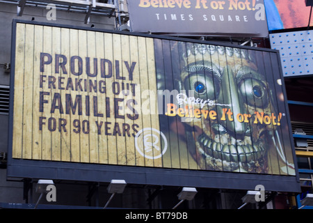 Straßen von Broadway in Downtown Manhattan NYC USA Stockfoto