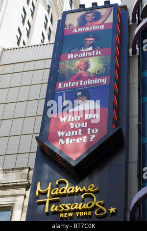 Straßen von Broadway in Downtown Manhattan NYC USA Stockfoto