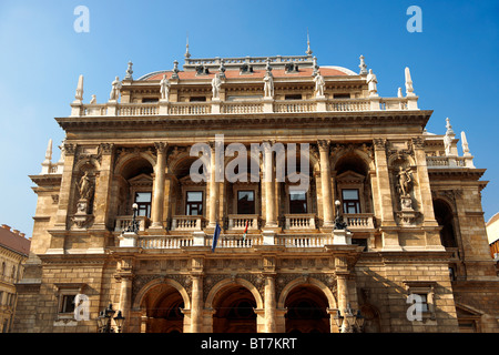 Ungarische Staatsoper, Andrassy Boulavard, Budapest, Ungarn Stockfoto