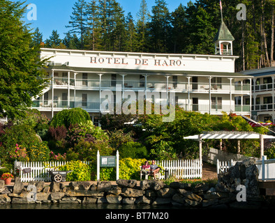 Historischen Hotel de Haro Roche Harbor Resort, San Juan Island, Washington. Stockfoto