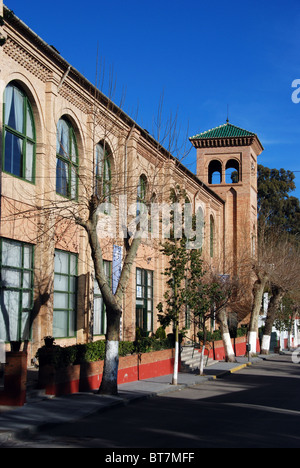 Öffentliches Gebäude mit Turm, Lanjaron, Las Alpujarras, Provinz Granada, Andalusien, Spanien, Westeuropa. Stockfoto