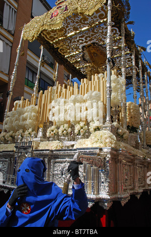 Santa Semana (Karwoche), Sevilla, Provinz Sevilla, Andalusien, Südspanien, Westeuropa. Stockfoto