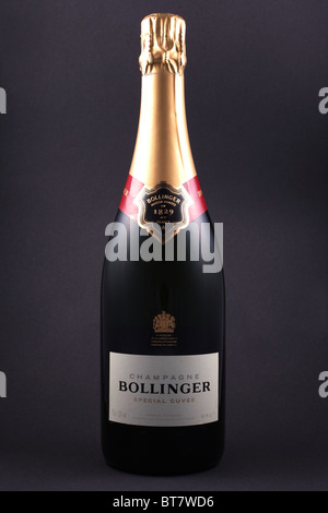 Flasche Champagner Bollinger Special Cuvée. Stockfoto