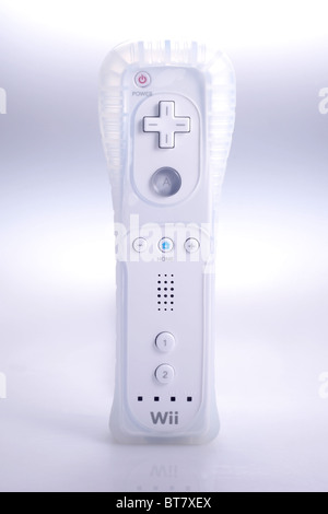 Nintendo Wii-Konsole Bluetooth-Controller. Stockfoto