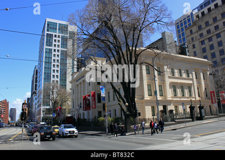 Immigration Museum an der Ecke der Flinders Street und Market Street, Melbourne CBD, Victoria, Australia, Australien Stockfoto