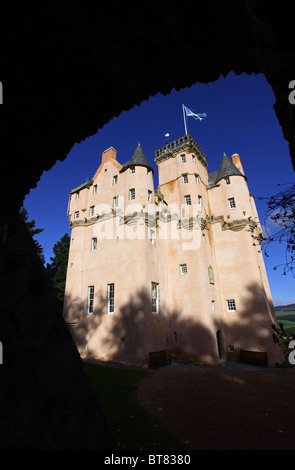 Das neu renovierte Craigievar Castle in der Nähe von Alford, Aberdeenshire, Schottland, Vereinigtes Königreich Stockfoto