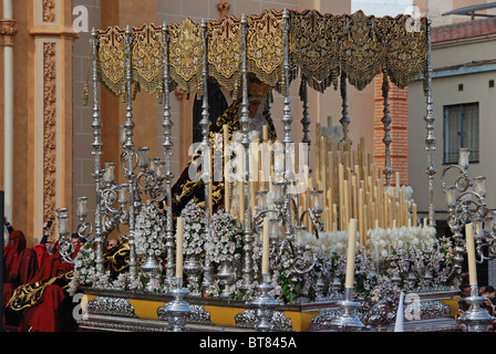 Santa Semana (Karwoche), Malaga, Costa Del Sol, Provinz Malaga, Andalusien, Südspanien, Westeuropa. Stockfoto