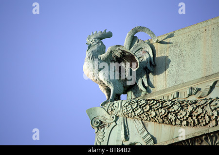 Paris, Juli Spalte, Place De La Bastille. Stockfoto