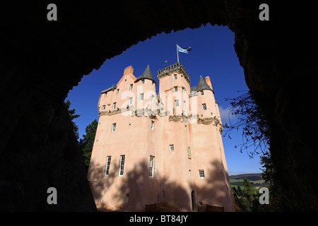 Das neu renovierte Craigievar Castle in der Nähe von Alford, Aberdeenshire, Schottland, Vereinigtes Königreich Stockfoto