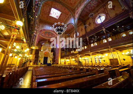 Dohany Straße Synagoge Budapest Interieur Stockfoto