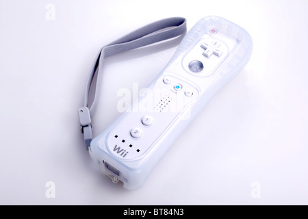 Nintendo Wii-Konsole Bluetooth-Controller. Stockfoto