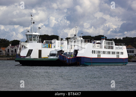 Sandbänke Kette Fähre verbindet Poole und Studland Stockfoto