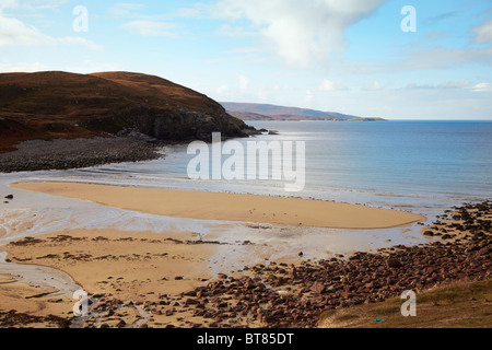 Suchen South West über slaggan Bay. Wester Ross, North West Highlands, Schottland Stockfoto