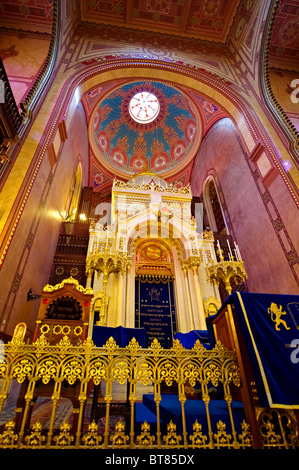 Dohany Straße Synagoge Budapest Interieur Stockfoto