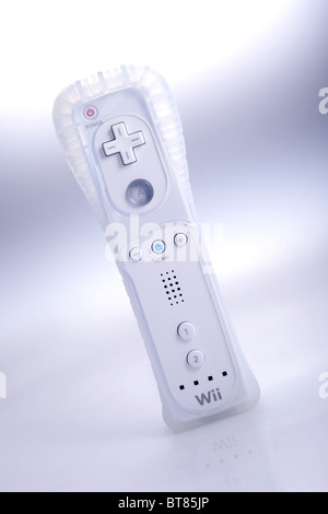 Nintendo Wii-Konsole Bluetooth-Controller. Stockfoto