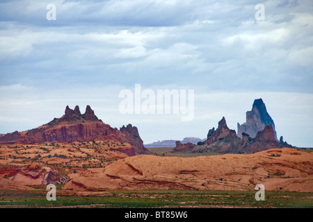 Mesas, Navajo-Reservat, Northern Arizona Rock Stockfoto