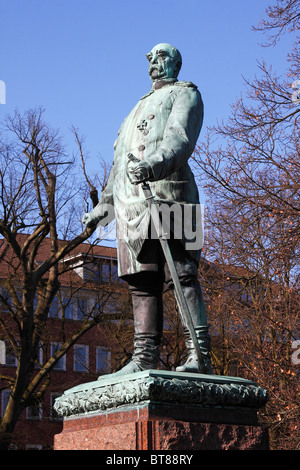 Bismarck-Nationaldenkmal, Denkmal für Bismarck in der Hiroshima-Park in Kiel, Schleswig-Holstein, Deutschland Stockfoto