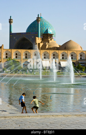 Schah oder Imam-Moschee Imam-Platz in Esfahan Iran Stockfoto