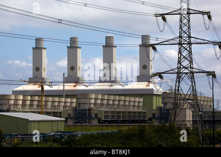 Connahs Kai Kraftwerk Nord-Wales Stockfoto