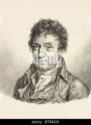 Jacques Alexandre César Charles, 1746-1823. Französischer Erfinder, Wissenschaftler, Mathematiker und Ballonfahrer. Stockfoto