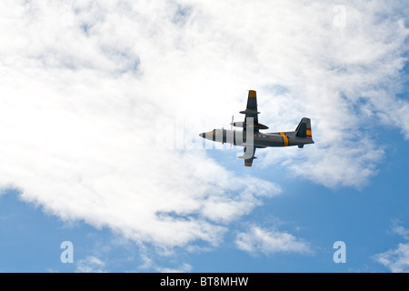 SAR-Suche und Rettung Flugzeug abheben aus La Palma. Kanarische Inseln-Spanien. Stockfoto