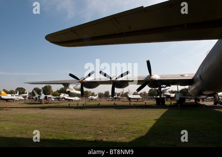 B-36 Bomber am Schloss-Luft-Museum, Merced CA USA Stockfoto