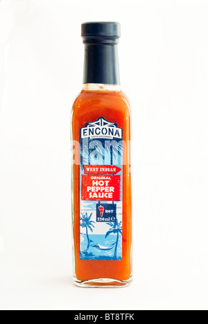 Hot Pepper Sauce Stockfoto