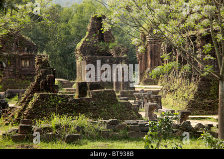 Tempelstadt My Son in der Nähe von Hoi An, UNESCO-Weltkulturerbe, Zentral-Vietnam, Asien Stockfoto