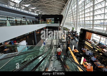 Abflughalle des Flughafen Zürich, Schweiz, Europa Stockfoto