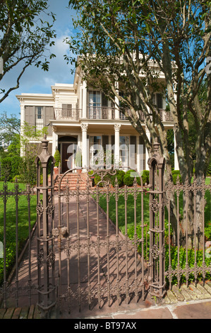 Louisiana, New Orleans, Garden District, Privathaus Stockfoto