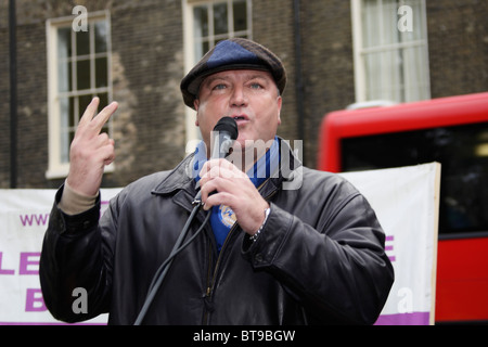 RMT Gewerkschaftsführer Bob Crow Stockfoto