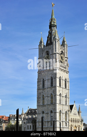 Der Glockenturm in Gent, Belgien Stockfoto