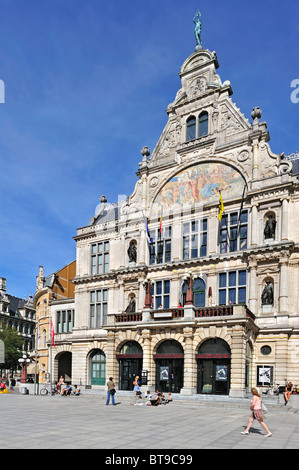 Das Theater an der Saint Bavo Quare in Gent, Belgien Stockfoto