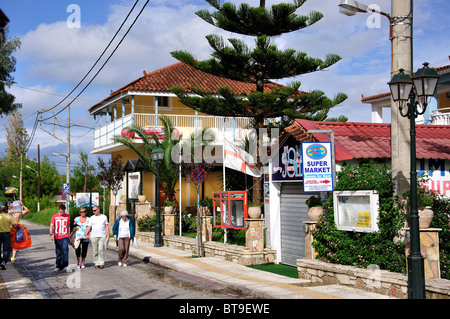 Ortszentrum, Tsilivi, Zakynthos, Ionische Inseln, Griechenland Stockfoto