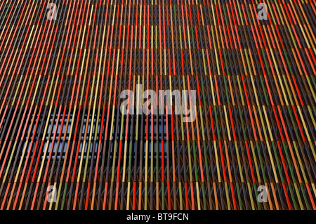 Detail der Fassade des Museums für die Sammlung Brandhorst, Theresastrasse 35, München, Bayern, Deutschland, Europa Stockfoto