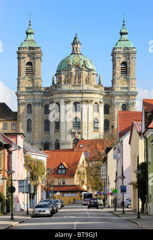 St. Martin Basilica in Weingarten, Landkreis Ravensburg, Baden-Württemberg, Deutschland, Europa Stockfoto