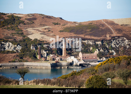 Porth Wen Ziegelei, Anglesey, North Wales Stockfoto