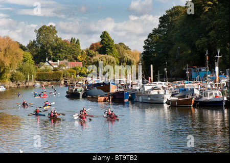 Themse, Twickenham, Surrey, Vereinigtes Königreich Stockfoto