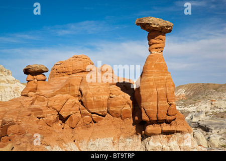 Toadstool Hoodoos, Grand Staircase Escalante National Monument in Utah, Amerika, USA Stockfoto