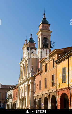 Kirche in Mazzini Platz, Guastalla (RE) Stockfoto