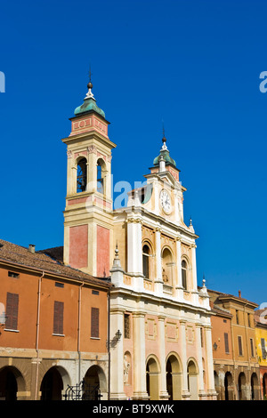 Kirche in Mazzini Platz, Guastalla (RE) Stockfoto