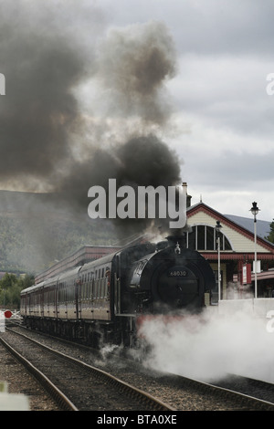 Strathspey Railway, Aviemore Bahnhof, Aviemore, Schottland Stockfoto