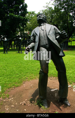 Website der Rizal Ausführung in Rizal Park, Manila, Philippinen Stockfoto