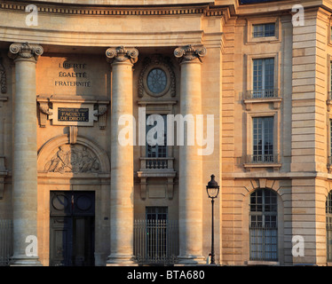 Frankreich, Paris, Université de Paris, Faculté de Droit, Stockfoto
