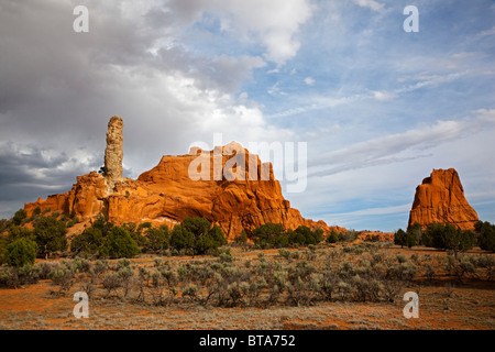 Felsige Landschaft im Kodachrome Basin State Park, Utah, Amerika, United States Stockfoto