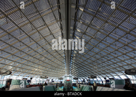 Frankreich, Paris, Charles de Gaulle Airport, Terminal 2F, Abflugbereich, Stockfoto