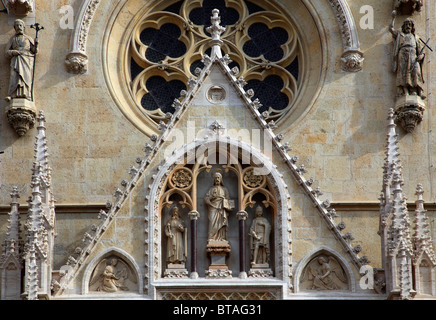 Kroatien, Zagreb, Kathedrale der Himmelfahrt der Jungfrau Maria, Stockfoto