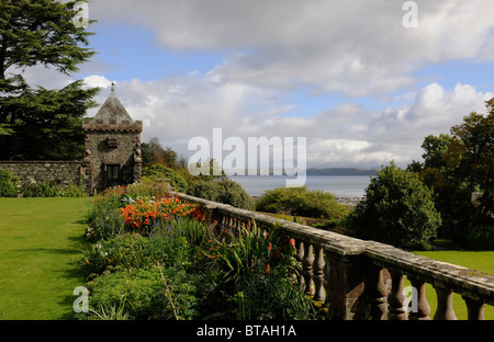 Torosay Castle Gelände, Isle of Mull, Inneren Hebriden-1 Stockfoto