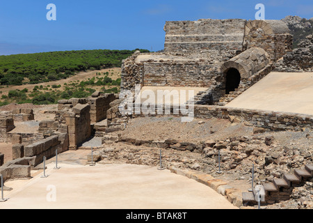 Antike römische Theater an Baelo Claudia, Spanien Stockfoto